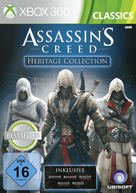 Assassin's Creed Rogue Collector's Edition box art for Xbox 360